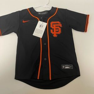 Black and orange San Francisco Giants baseball jersey size 4T